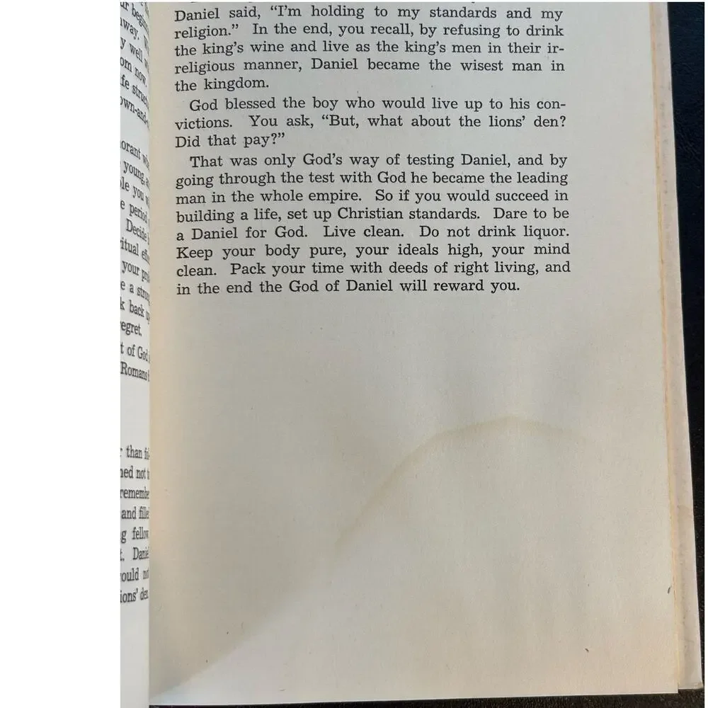 Vintage 1943 Christian Boy's Problems Book by Bertrand Williams, Zondervan, HCDJ
